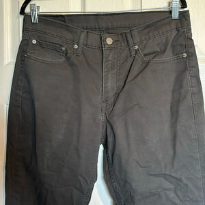 Levi’s 514 men’s dark gray straight leg chino pants size 33
